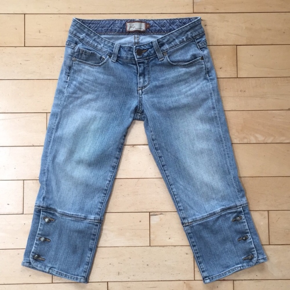 PAIGE Premium Denim Women's Cole Crop Jeans sz 25